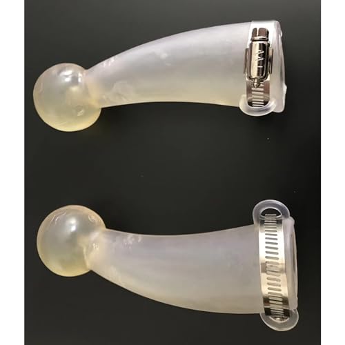 Protetor de Capa de Chifre, Capa Protetora de Gado de Silicone Engrossado Com 2 Braçadeiras Protetor