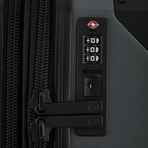Image of Wrangler ATG Alpine 22 inch Expandable Rolling Hardside Carry-On Luggage, Iron Gate