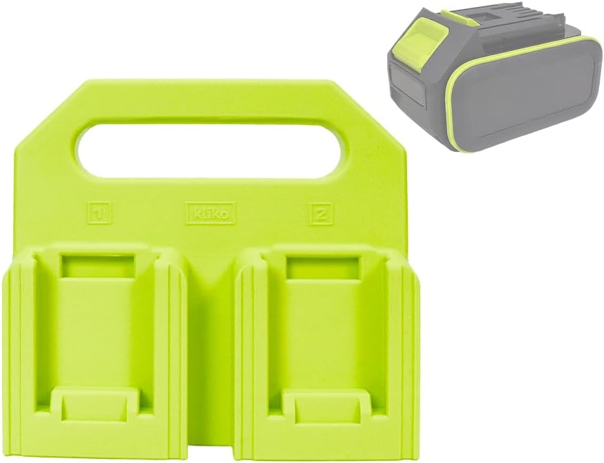 20V Battery Caddy Carrier 4 Pack Portable Battery Organizer and Storage Holder