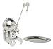 HIC Tea Infuser with Drip Tray, Rock Climber, 18/8 Stainless Steel