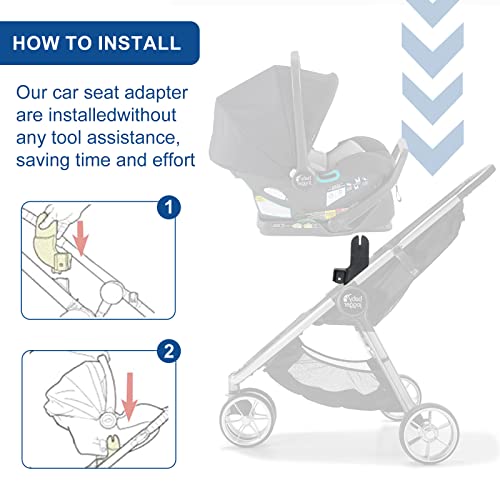 Car Seat Adapter, Durable Car Seat Adapter,Car Seat Adapter For Stroller Nylon Car Seat Adapter For Stroller Compatible With Baby Jogger (City Go/City Select) & Graco Car Seats (Black) #TOP1
