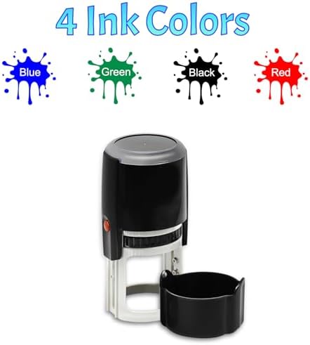 Custom Face Stamp Personalized Photo Stamps Customized Self-Inking Rubber Stamp with Name Text Logo Create Your Own Stamp