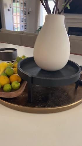 3er Set Gewellte Holzpodeste – Abgestufte Display-Ständer Für Deko, Pflanzen Oder Kuchen