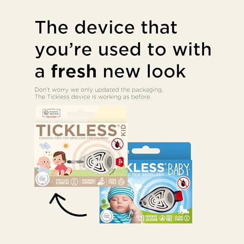 Tickless Baby - Ultraschall Zecken und Floh Abwehr für Kinder - Beige