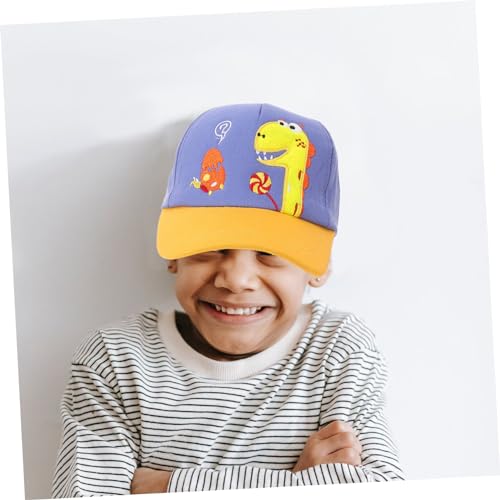 Children's Dinosaur Baseball Cap Adjustable Sun Protection Hat for Boys and Girls Outdoor Summer Peaked Cap UV Protection Cute Design4