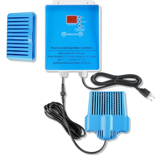 Drop-in Hot Tub Salt System Conversion kit Salt Chlorine Generator for Swim Spas and Hot Tubs - for Hot Tubs and Swim Spas up to 2000 Gallons