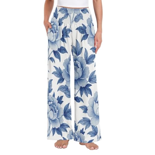 Pantalon large smocké respirant et ultra doux conçu pour un confort maximal