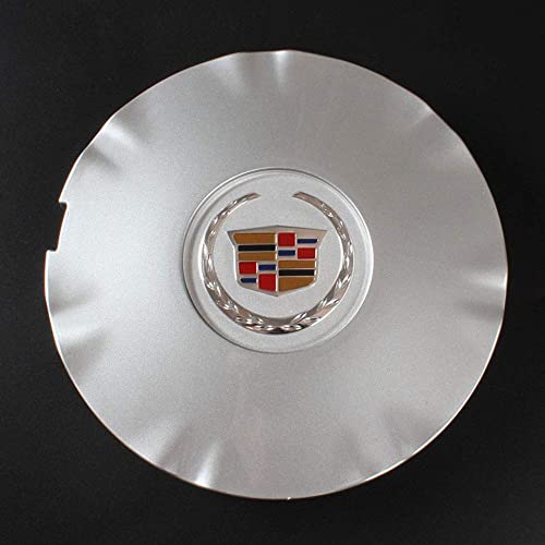 Carcc Cd001 Wheel Center Hub Caps, 18 Inch Center Cap Wheel Rim Cover Hub Cap For Cadillac Srx 2010-2016 (Silver) #TOP2