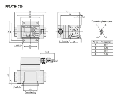 Interrupteur de débit PF2A511-03-1 évitez les pannes de vos circuits