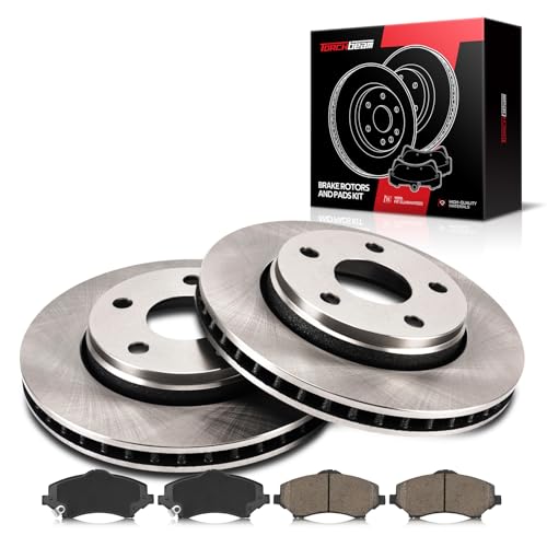 Torchbeam 302mm Front Brake Pads and Rotors Kit Compatible with Jeep 2007-2017 Wrangler, Jeep 2018 Wrangler JK - OE Brake Kit