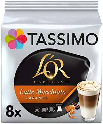 Tassimo L'OR Espresso Decaf Coffee Pods (Pack of 5, Total of 80 Coffee Capsules)