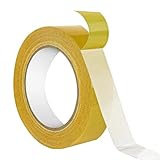 Redamancy Cinta Doble Cara Extrafuerte para Tela 2.5 cm x 10 m Adhesivo Textil Sin Costuras para Ajustar Ropa Cortinas y Decoración del Hogar