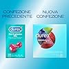 Durex Mix Sorpresa, Preservativi Sottili e Preservativi con Rilevi e Nervature, 30 Profilattici