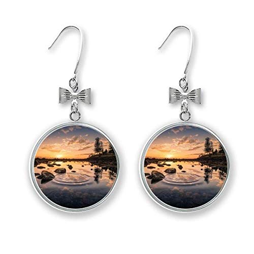 Boucles d'oreilles nœud motif ciel le cadeau poétique idéal