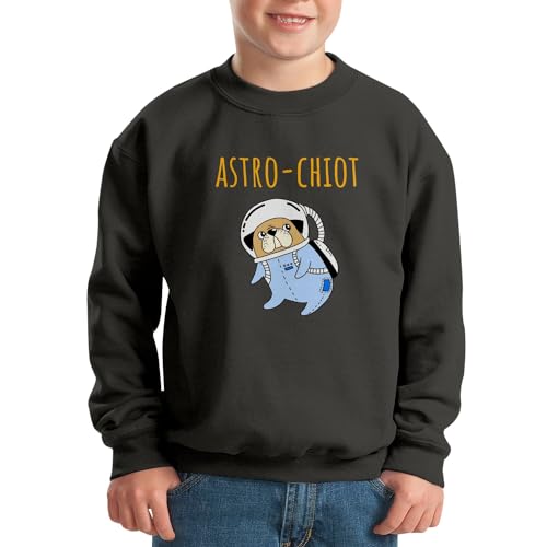 Sweatshirt enfant astro chiot anti boulochage pull chaud durable - 2