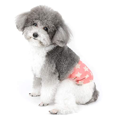 最安値 Ranphy 犬用サニタリーパンツ 星柄 男の子用おしっこオムツ 可愛い 通気性 防水性 オス 犬のおむつ オムツ 生理パンツ オムツカバー ペットの下着 サニタリーパンツ 洗える再利用可能 おむつ 介護用 生理 発情期用 パンツ 嫌がらせを防ぐ マナーベルト 犬猫向け