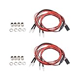 . Incluye 8 piezas de LED: 4 piezas de LED rojo, 4 piezas de LED blanco.