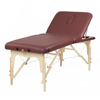 Klappbare Massage TAOline » Salon II «, Mobile, hauteur réglable, dos réglable, avec gesichtsauschnitt & appui-tête réglable Dragonne & Sac de transport,