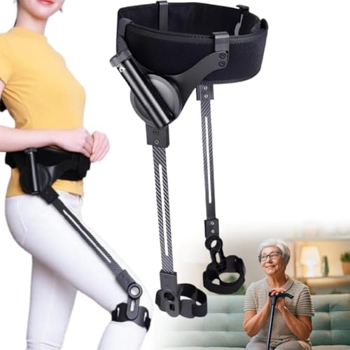 Ausili per la mobilità Body Power, esoscheletro, gambe, attrezzature per l'allenamento riabilitativo, escursionismo e salita delle scale, 3 livelli di forza regolabili per gli anziani,S-Right