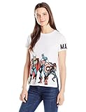 Marvel Junior's Group Shot Short Sleeve Graphic Fashion Tee