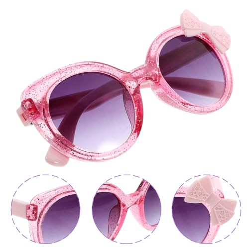 SOIMISS Óculos De Sol Bowknot Óculos De Sol De Desenho Animado Plástico Bowknot Lembrancinhas Para C