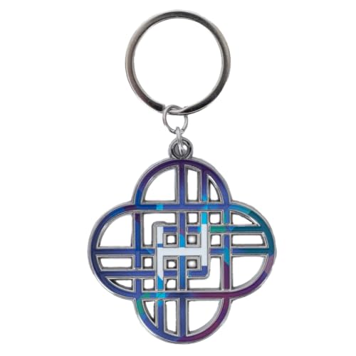 K-POP Demon Hunters (Huntrix Logo) Metal Keychain, Official Licensed Metal Keyring, Premium Logo Design for Bags, Keys & Accessories