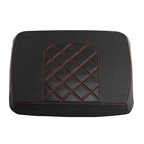 Cubierta de tapa de baúl para modelos Harley Touring Road King Street Glide Road Glide Electra Glide Ultra Classic 2014-2023, costura roja miniatura 2
