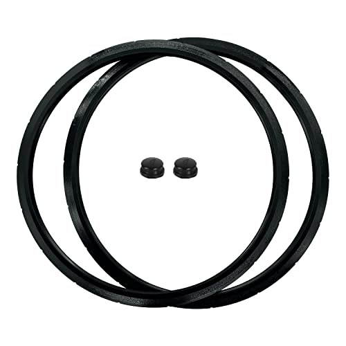 Lcmla 2 Sets Per Pack 09936 Pressure Cooker Sealing Ring/Gasket & Overpressure Plug Compatible With Presto Various 6-Quart Models Replace 09904 50295 #TOP6