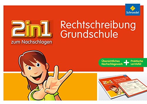 Preisvergleich Produktbild 2in1 zum Nachschlagen - Grundschule: Rechtschreibung