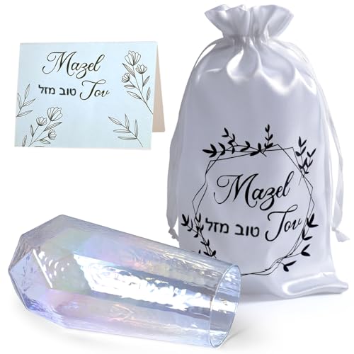La Mejor comparativa de Bolso ceremonia listamos los 10 mejores. 37 Chuppah - Vaso para boda judía, copa de boda judía para parejas, ceremonia de boda, regalo de compromiso, vaso de vidrio iridiscente para novio con bolsa de cordón y tarjeta