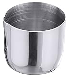 Sahnegießer aus Edelstahl - hochglänzend