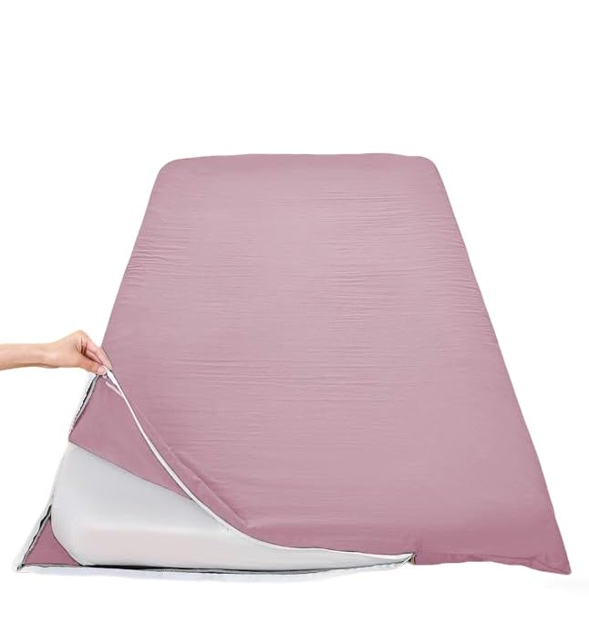 Funda de futón lavable a máquina con protección elegante para cama de 180x200