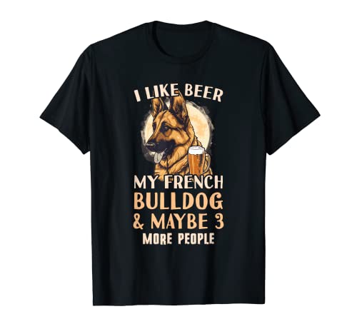 German Shepherd Beer Outfit - German Shepherd Dad Maglietta