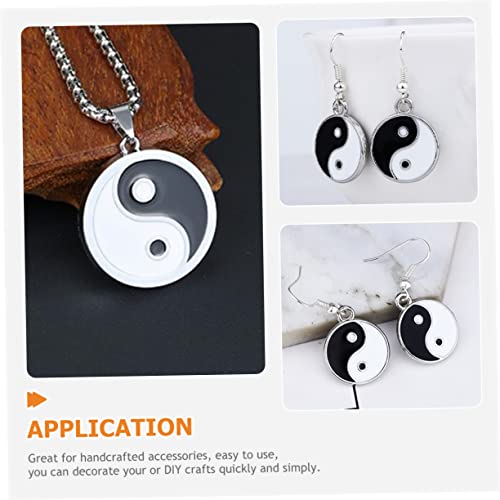 GALPADA 18 Pçs Colar De Charme Pulseiras Colar De Amuleto De Joias Tai Chi Yin Yang Encantos Tai Chi