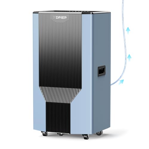 Commercial Dehumidifier with Pump and Drain Hose for Large Space