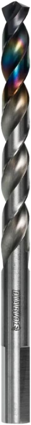 Diablo Metal Demon Drill Bit with Thermal Shield Protective Coating for Mild, Hardened and Stainless Steel - 4.9" Length, 23/64" Dia., 3-Flats Shank - DMD2364JB