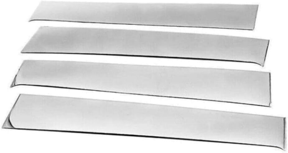 for Ford for F250 99-09 & SuperDuty 99-16 for F350 99-09 11-16 & SuperDuty 99-16 for F450 SuperDuty 99-16 for F550 SuperDuty 99-16 Super Duty Crew Cab Chrome Window Pillar Post Trim