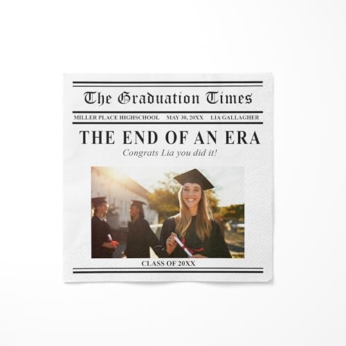 Graduation Cocktail Napkins The End Of An Era image