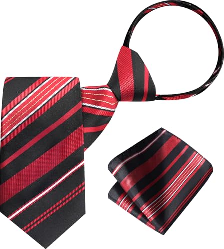 Ensemble cravate en satin pour garçon avec pochette de costume