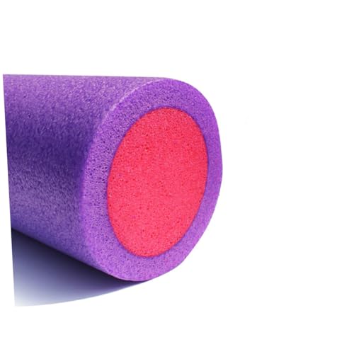 Rodillo de espuma sólida para yoga y masaje, equilibrador de fitness azul de 30 x 15 cm para terapia de tejidos profundos y estiramientos de pilates miniatura 3
