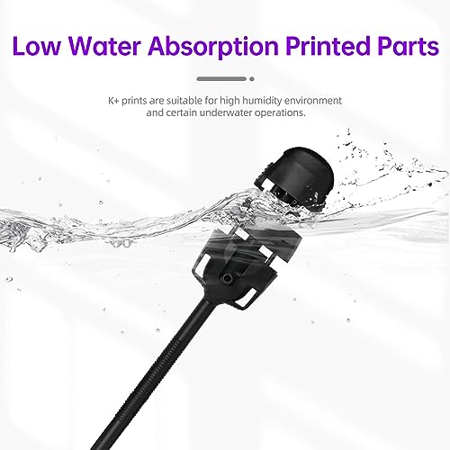 Resina 3D de alta resistencia para impresora - ABS negro puro, 1000g - Fernando Cortés