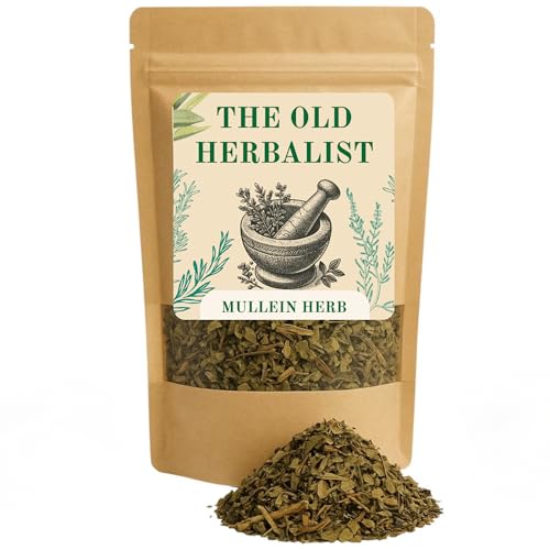 Mullein Leaf Tea | Loose Leaf | 100% Natural Caffeine-Free Loose Leaf Herbal Tea Dried Leaves 50g - Detox Lungs/Verbascum