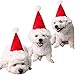 Adjustable 3D Christmas Santa Hat for Dogs Cats (Small)