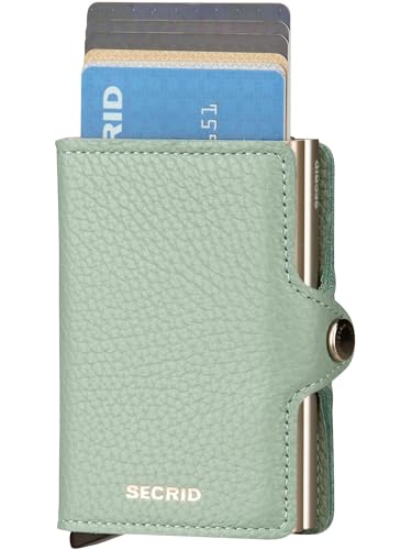 Dark Green Pebble Twinwallet by Secrid4