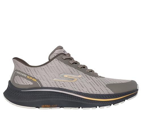 Skechers Men's Hands Free Slip-Ins: GOrun Consistent 2.0 - Worldview Sneaker, Taupe, US 10.5
