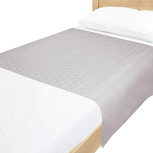 LISSAN - Empapadores Cama Adultos Lavables con alas y 4 Capas de protección, para Camas de 90cm (pack x2) - Impermeable Reutilizable Absorbente - Empapadores Bebe - Protector de 90 x 85 y alas de 50cm