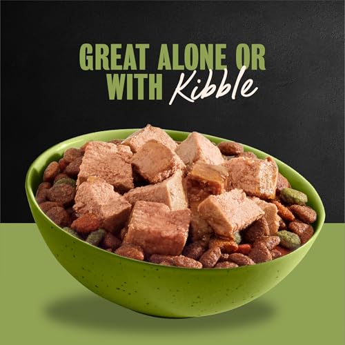 Image of Cesar Classic Loaf in Sauce Wet Dog Food, Top Sirloin, 3.5 oz, 24 Count | Made in USA, Real beef #1 ingredient, no fillers or artificial flavors, 100% complete & balanced, easy peel trays