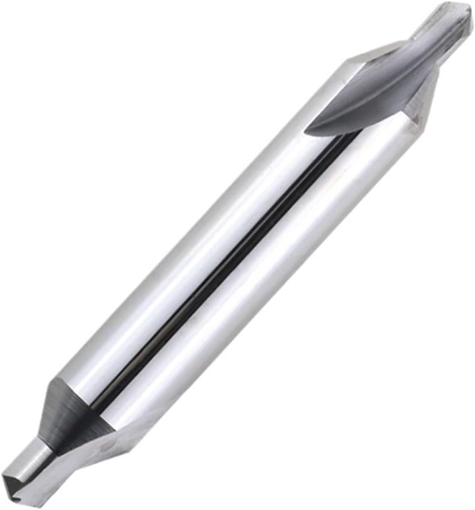 A1-A6 Drill Bits Set, A Type Countersink Chamfer 60 Degree Cutter Bit 1Pcs(Size:A3xD8x60)