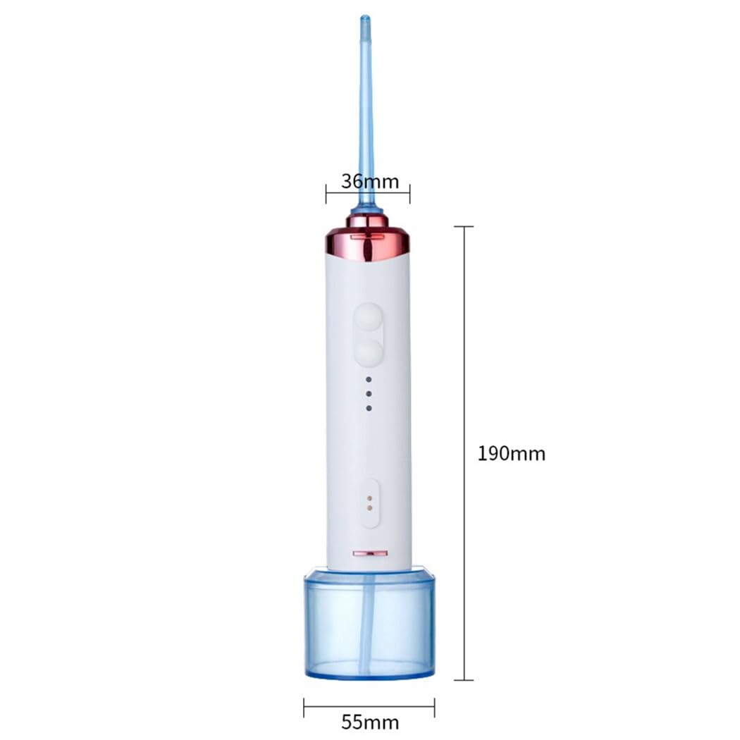 Kit dental profesional de irrigador oral: irrigador dental desmontable recargable de mano lavable