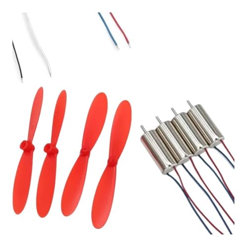 716 �R�A���X���[�^�[�Z�b�g 3.7V 50000RPM 55mm �v���y���t�� �}�C�N�� FPV ��������N�A�b�h�R�v�^�[�p�p���[�A���C�����g 4 ��(4 x Motor with props)
